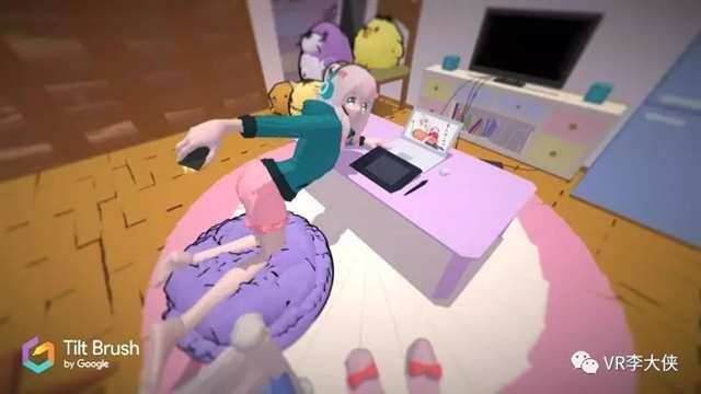 VR场景画《妹妹的房间》原画