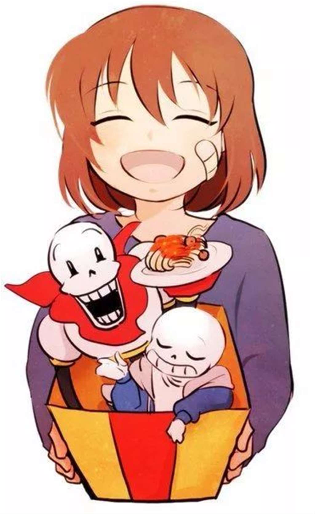 【undertale】传说之下精美人物图包 (Frisk&Sans&Papyrus篇)