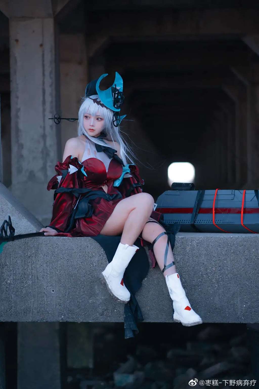 明日方舟 浊心斯卡蒂COSPLAY 出镜：@枣糕-下野病弃疗