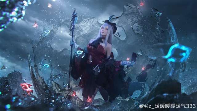 《明日方舟》浊心斯卡蒂 coser z_暖暖暖暖暖气333