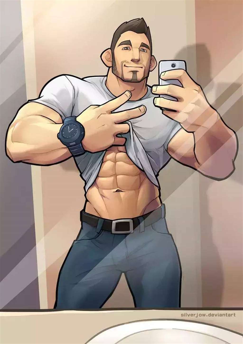 SilverJow画作女人看了想犯罪