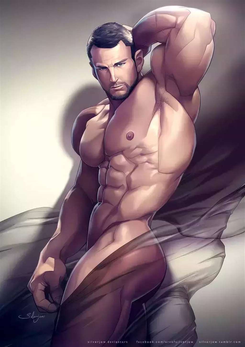 SilverJow画作女人看了想犯罪