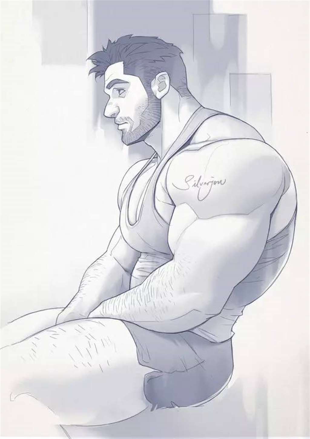 SilverJow画作女人看了想犯罪