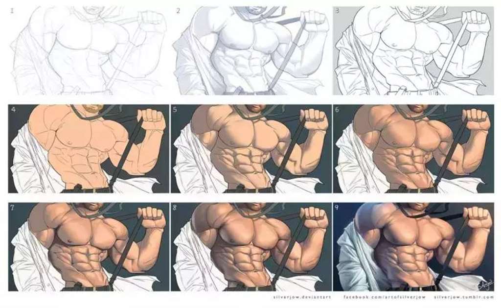 SilverJow画作女人看了想犯罪