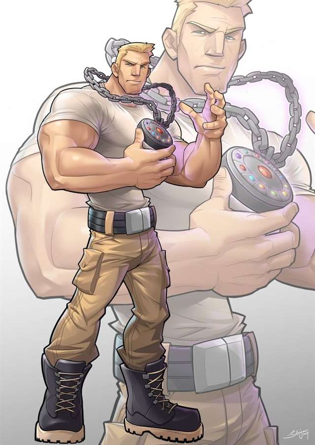 马来西亚同志画师Silverjow的肌肉男插画系列