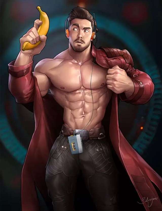 马来西亚画师Silverjow笔下创造的男人