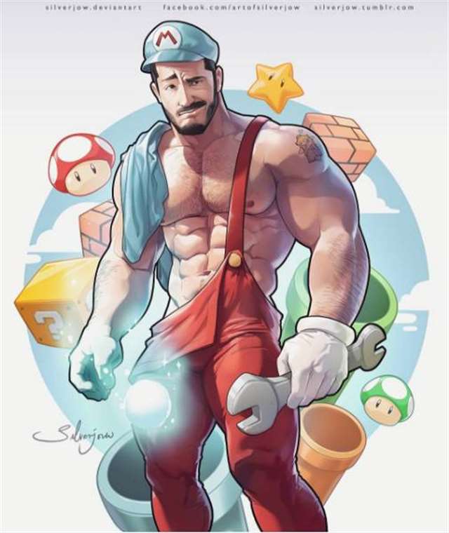 马来西亚画师Silverjow笔下创造的男人