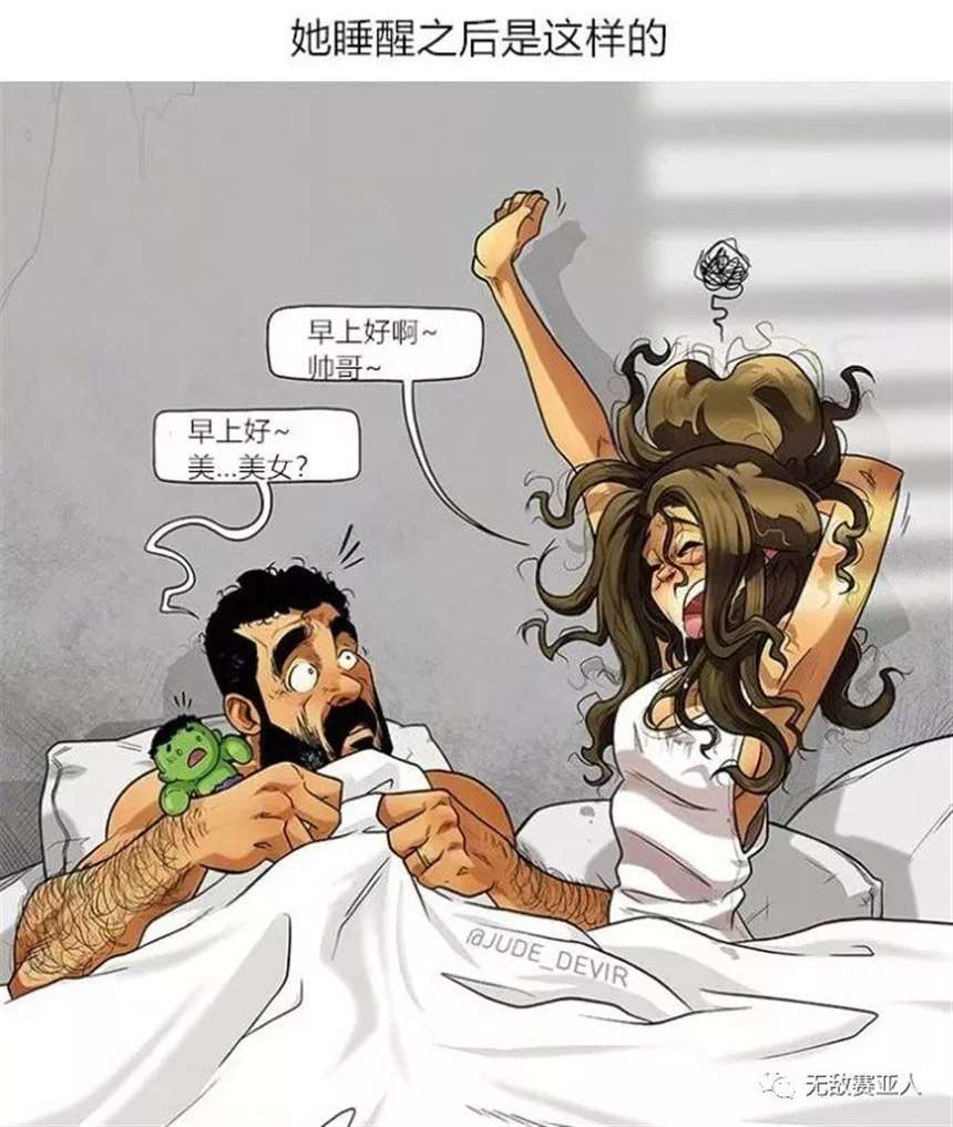 肌肉男漫画家Yehuda Adi Devir和妻子Maya的甜蜜日常