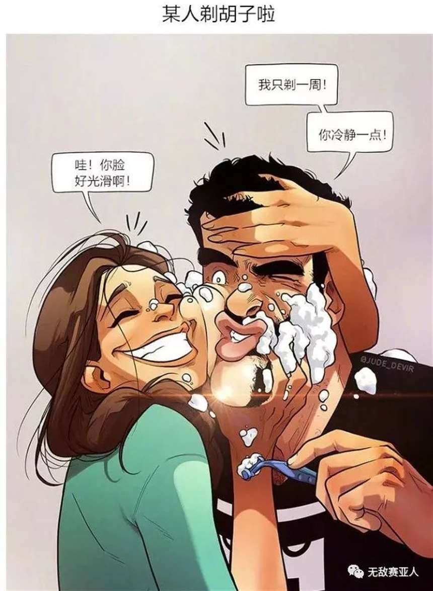 肌肉男漫画家Yehuda Adi Devir和妻子Maya的甜蜜日常