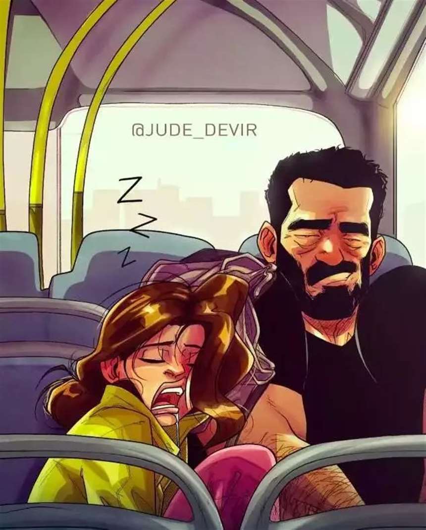 肌肉男漫画家Yehuda Adi Devir和妻子Maya的甜蜜日常