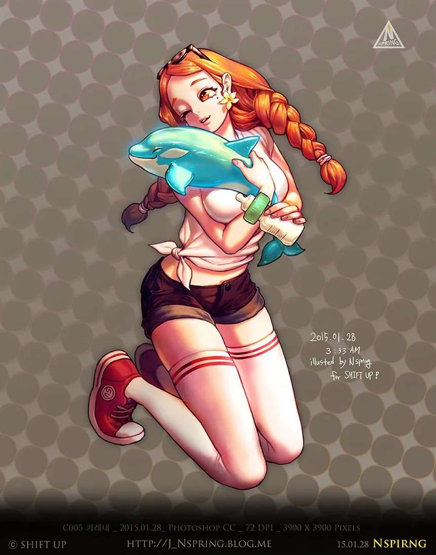  Hyulla日韩风肥腿画师的作品