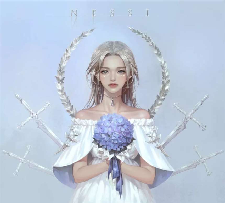 漂亮姐姐赛高!抠细节到每一根头发丝!——NESSI