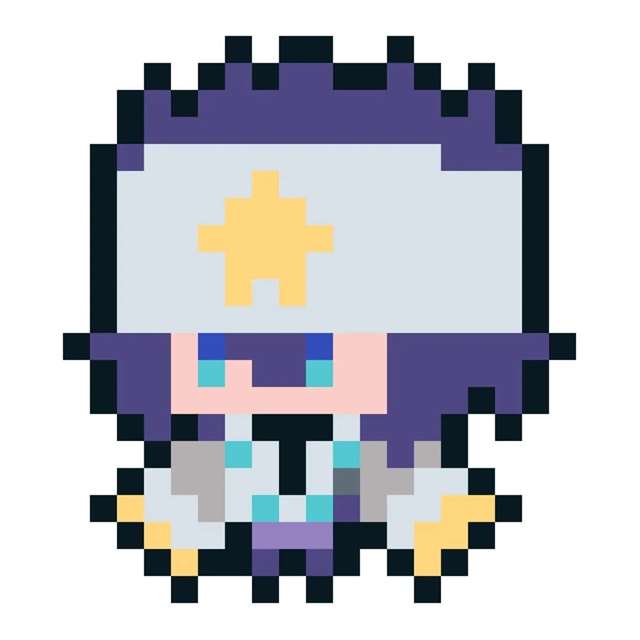 凹凸世界像素画