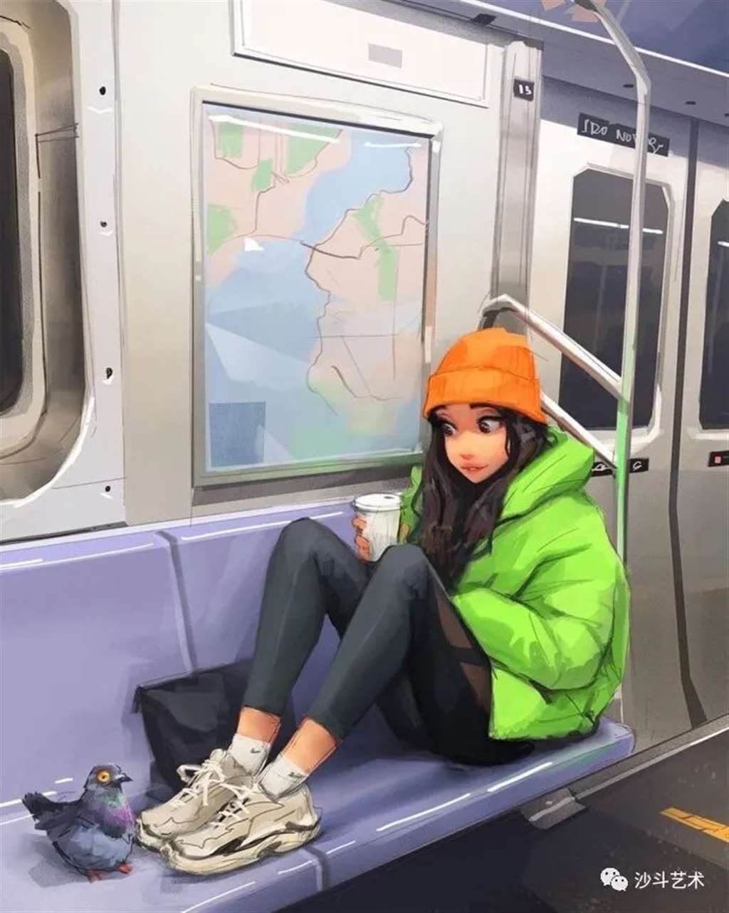 加拿大自由插画师 : SamYang.