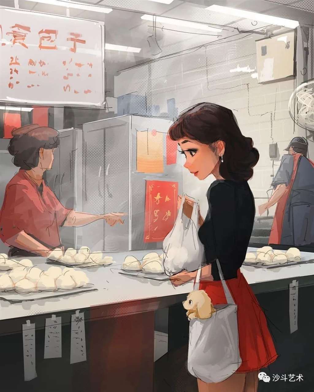 加拿大自由插画师 : SamYang.