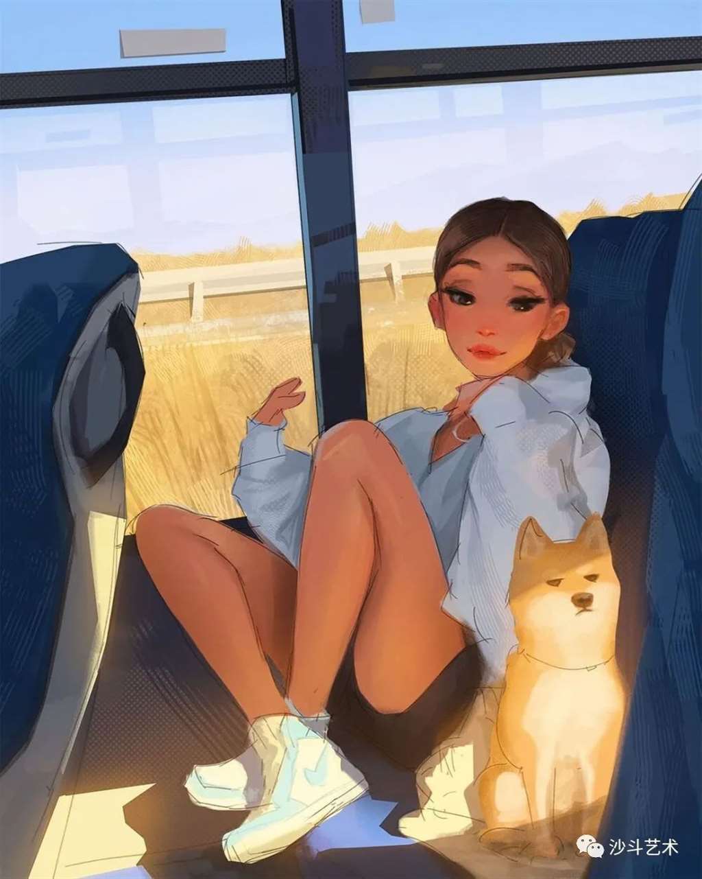 加拿大自由插画师 : SamYang.