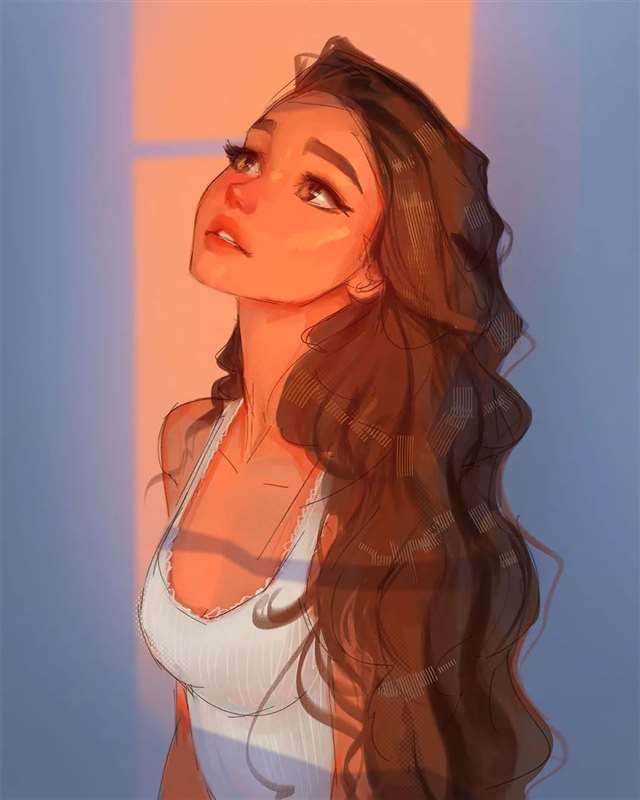  被插画师Sam Yang作品中唯美的色调吸引了