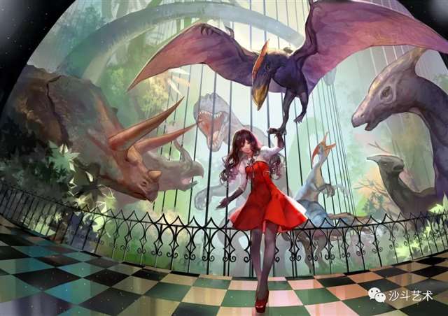 国人女画师 Ask同人绘画作品