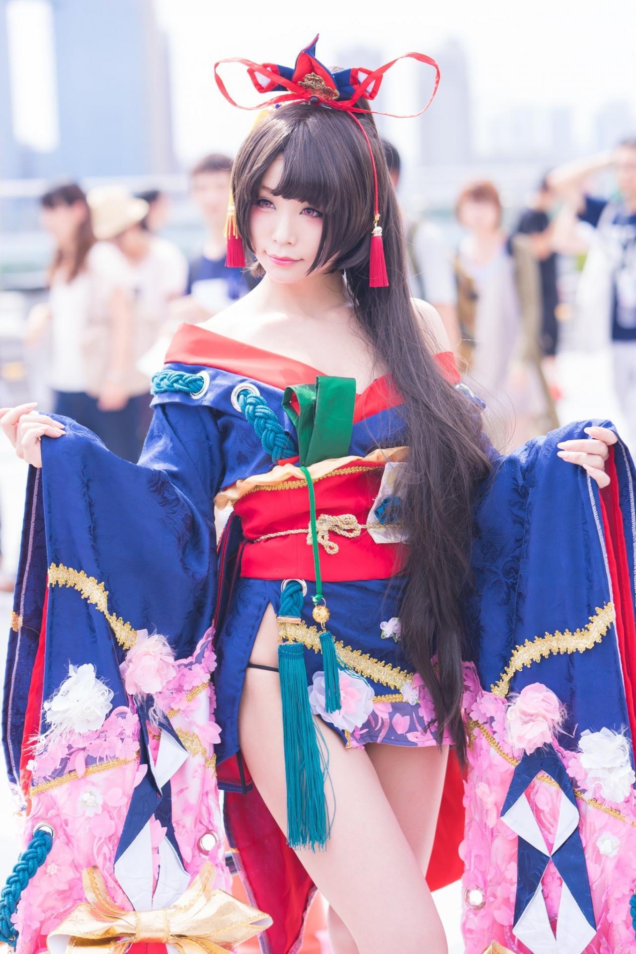 COS正片/C92五木あきら《阴阳师》妖刀姬Cos