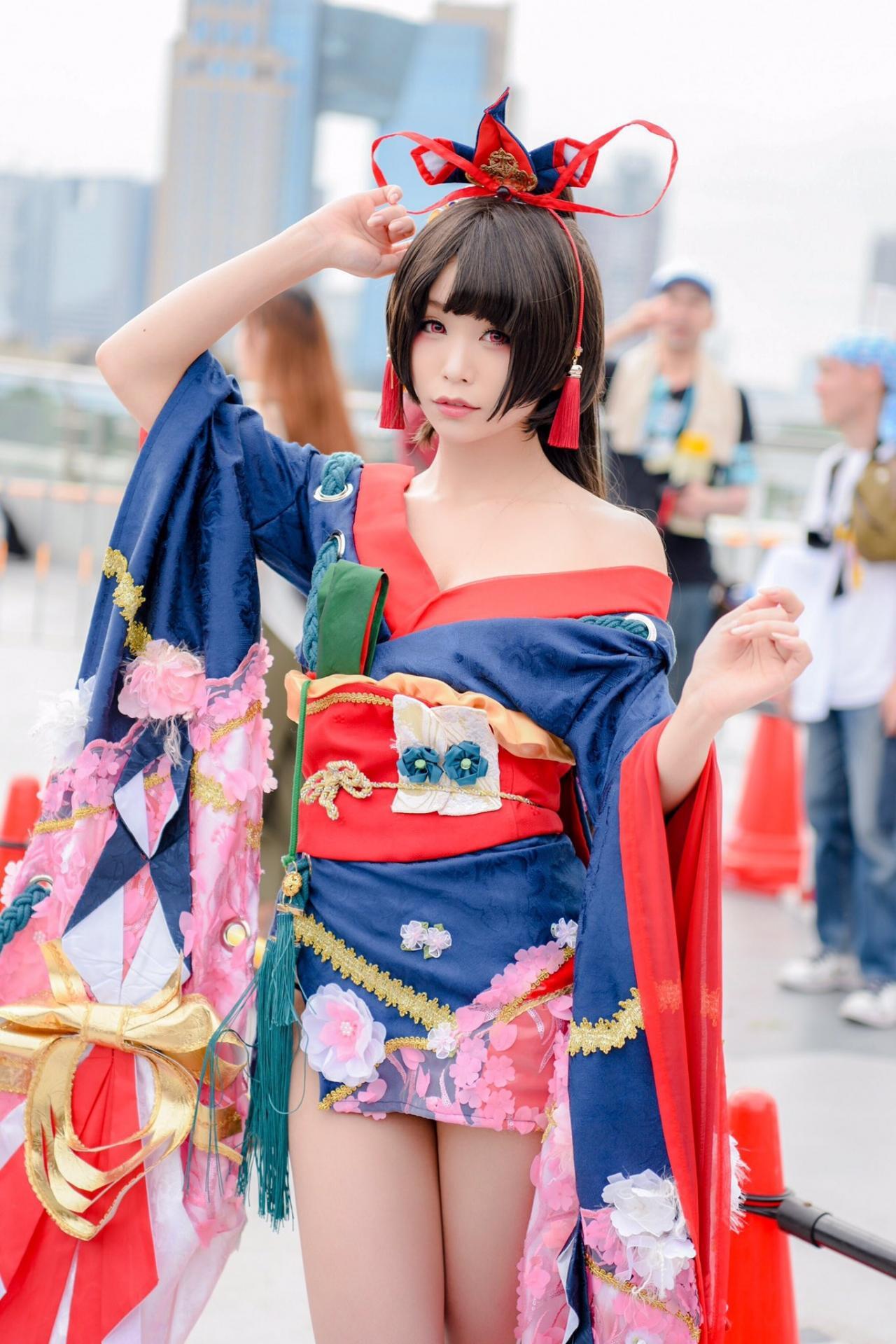 COS正片/C92五木あきら《阴阳师》妖刀姬Cos