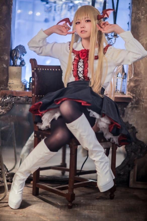 COS正片/11区萌妹Coser姫綺みみこ美图赏 笑靥如花天萌可爱