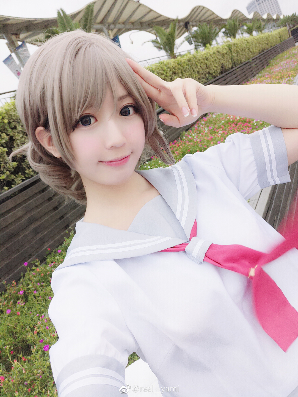 COS正片/可爱到犯规的软妹萌娘coser小姐姐-yami