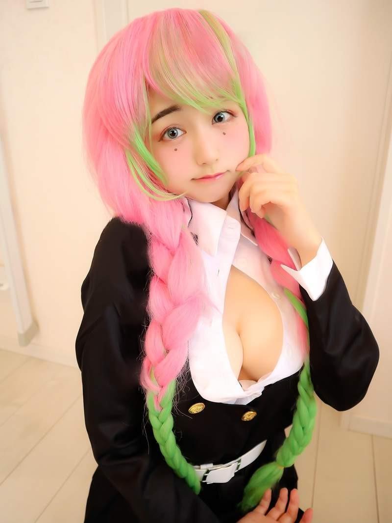 COS正片/清纯的脸火辣栗田惠美(くりえみ)《鬼灭之刃》写真集！