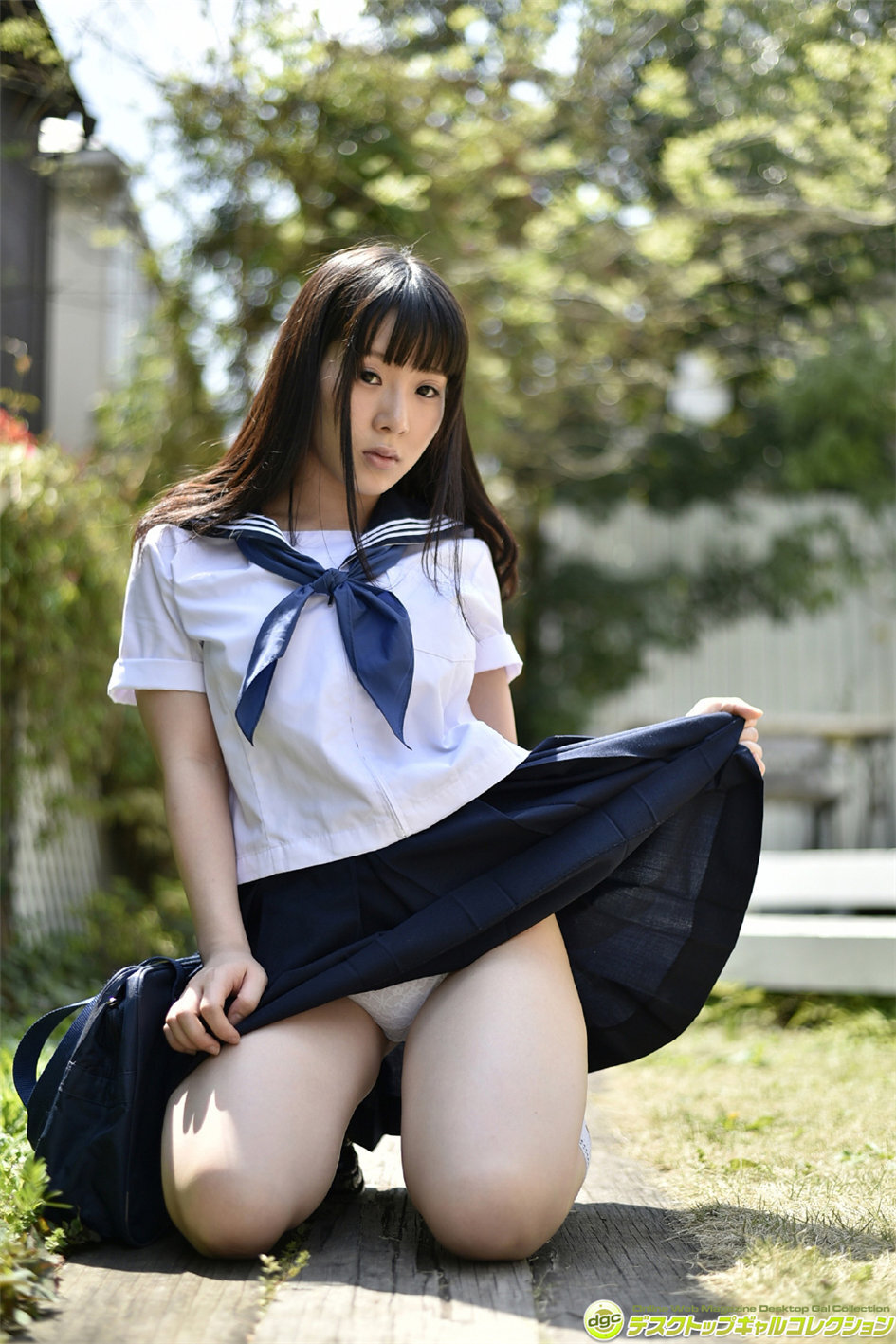 COS正片/雨宫留菜水手服绳艺写真