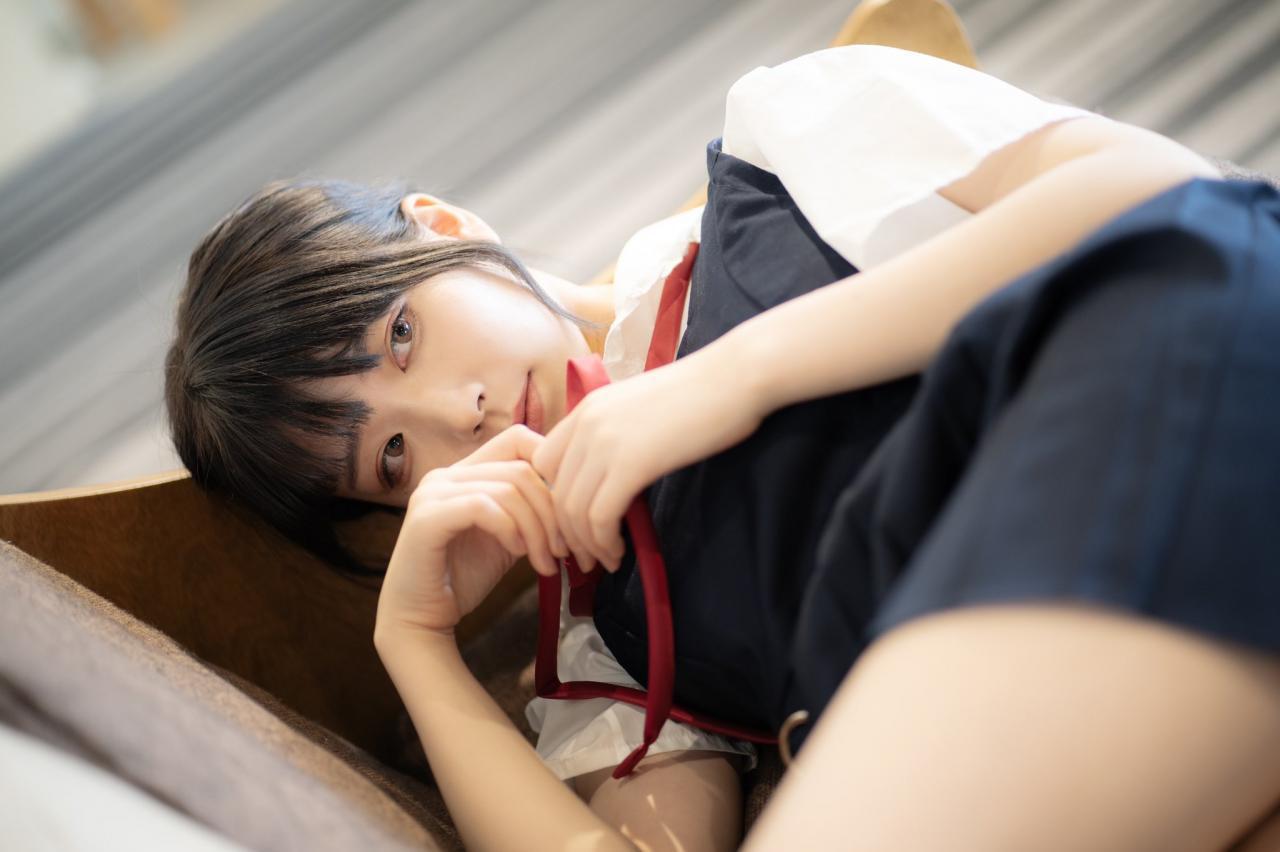 COS正片/岛国萌妹mano美图集 白皙肌肤修长美腿吸睛！