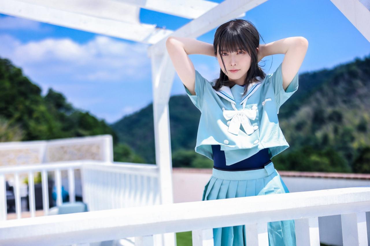 COS正片/岛国萌妹mano美图集 白皙肌肤修长美腿吸睛！