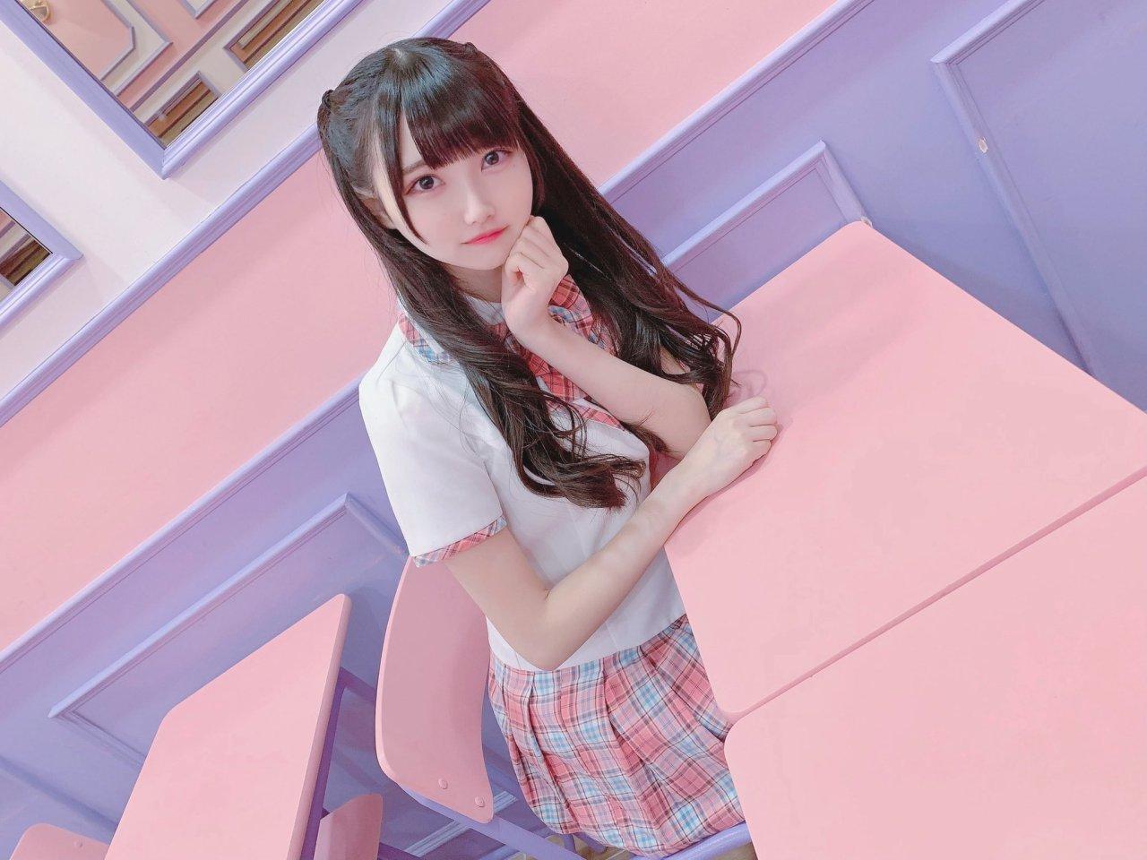 COS正片/岛国萌妹子《片冈未优》美图写真集 清纯的脸庞娇嫩无瑕！