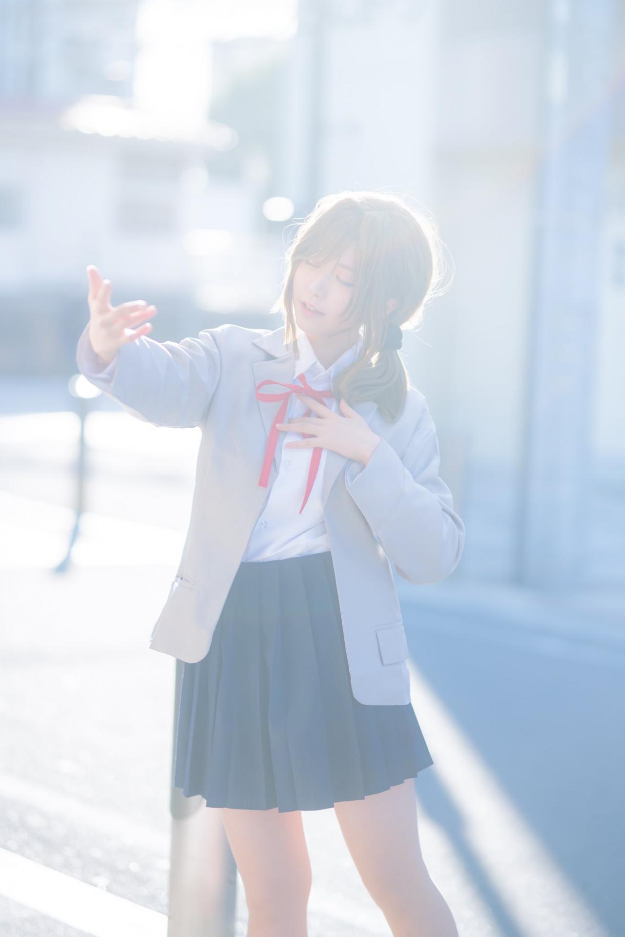 COS正片/岛国萌妹mano美图集 白皙肌肤修长美腿吸睛！