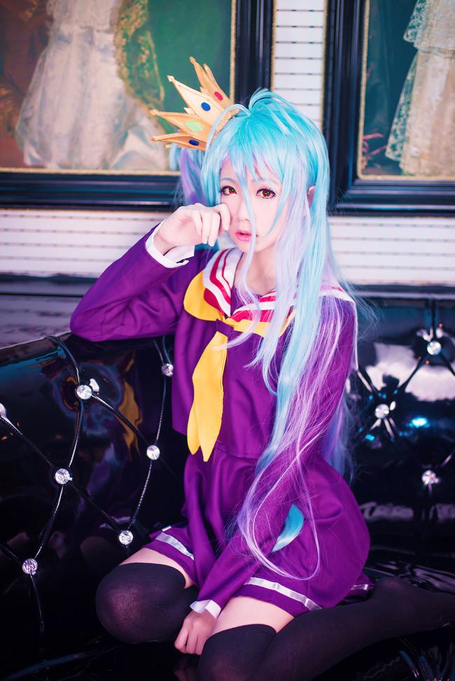 COS正片/No Game No Life/游戏人生，阿勒…白的欧尼酱去哪了？