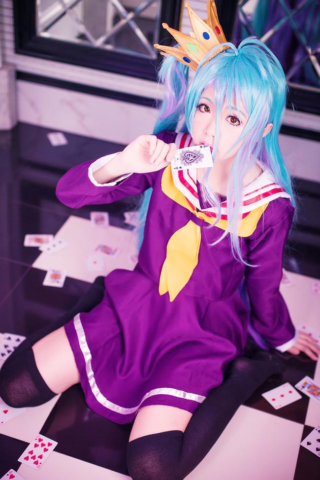 COS正片/No Game No Life/游戏人生，阿勒…白的欧尼酱去哪了？