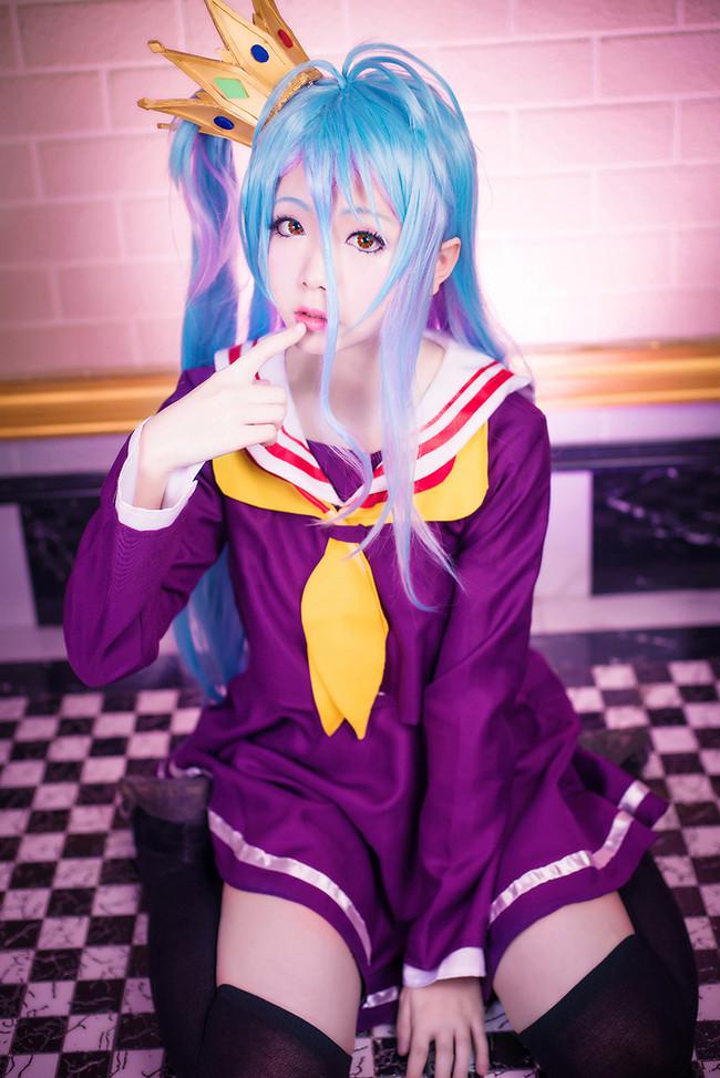 COS正片/No Game No Life/游戏人生，阿勒…白的欧尼酱去哪了？