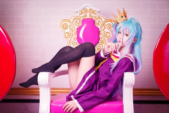 COS正片/No Game No Life/游戏人生，阿勒…白的欧尼酱去哪了？