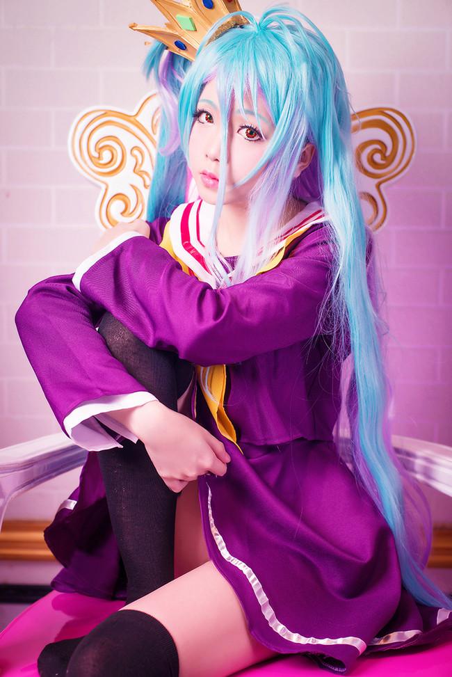 COS正片/No Game No Life/游戏人生，阿勒…白的欧尼酱去哪了？