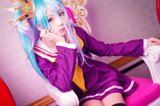 COS正片/No Game No Life/游戏人生，阿勒…白的欧尼酱去哪了？