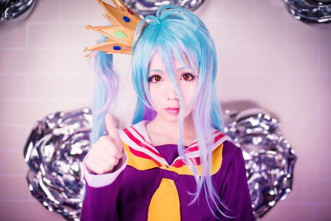 COS正片/No Game No Life/游戏人生，阿勒…白的欧尼酱去哪了？