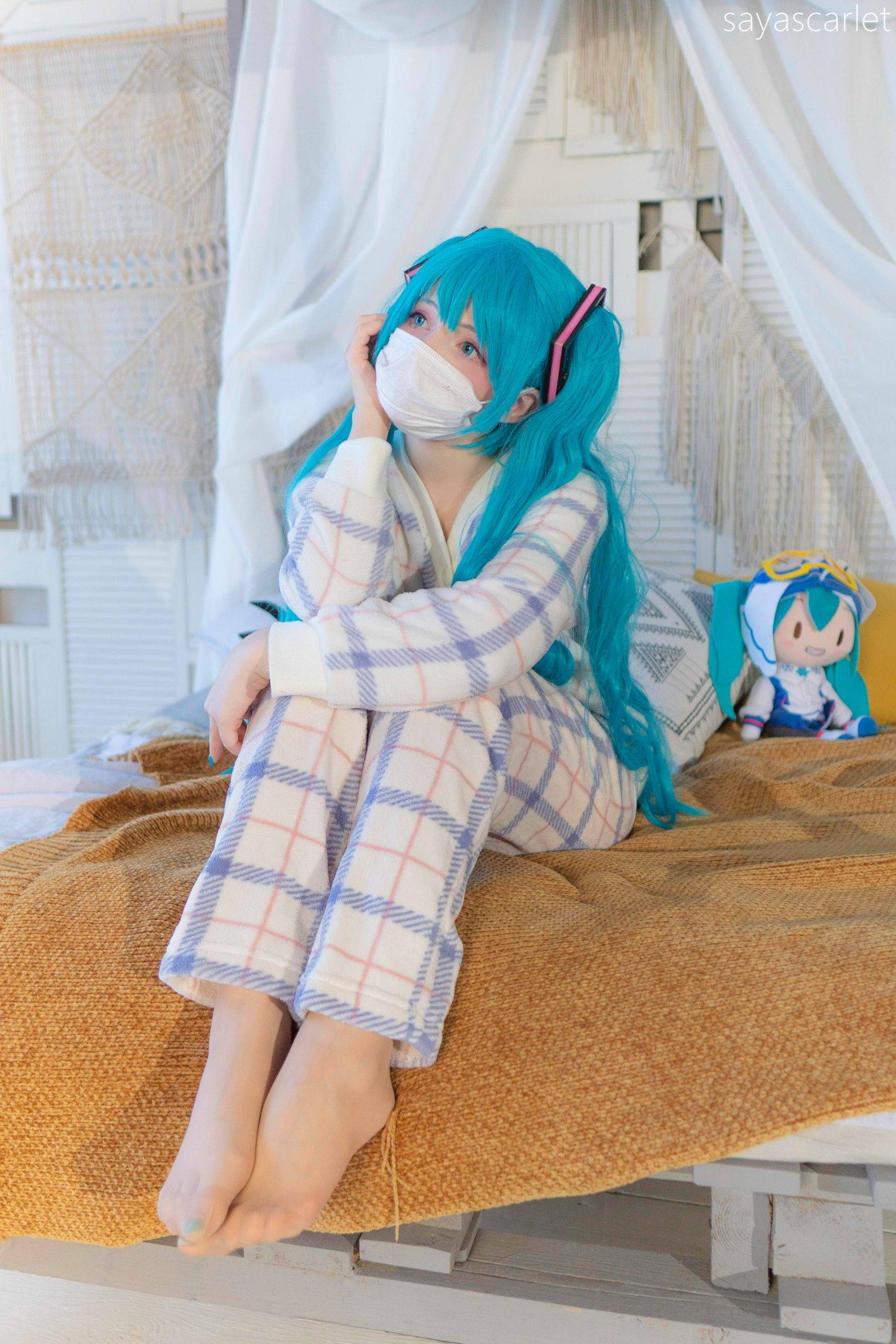 COS正片/俄罗斯萌妹《Saya Scarlet》超大份 初音ミク精选集！