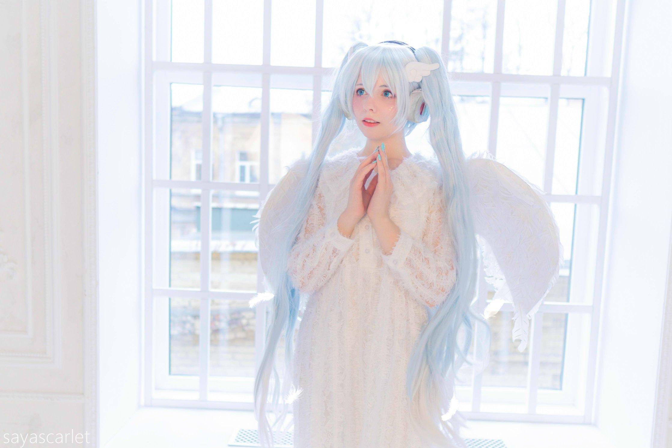 COS正片/俄罗斯萌妹《Saya Scarlet》超大份 初音ミク精选集！