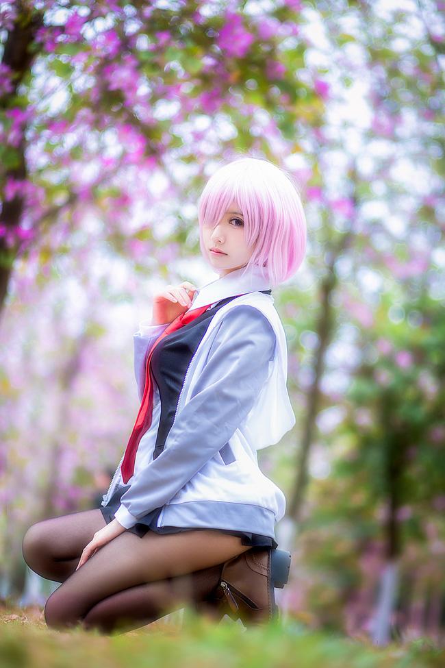 COS正片/Fate：玛修·基列莱特，这腿我能玩一年！
