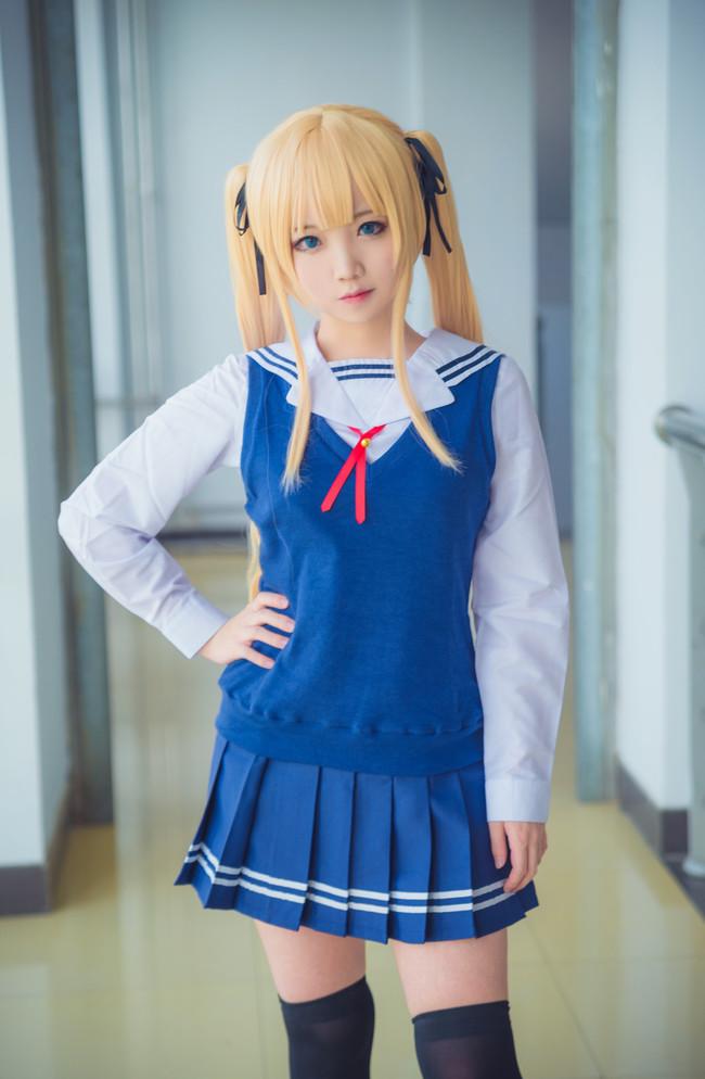 COS正片/路人女主的养成方法，傲娇金发双马尾英梨梨！