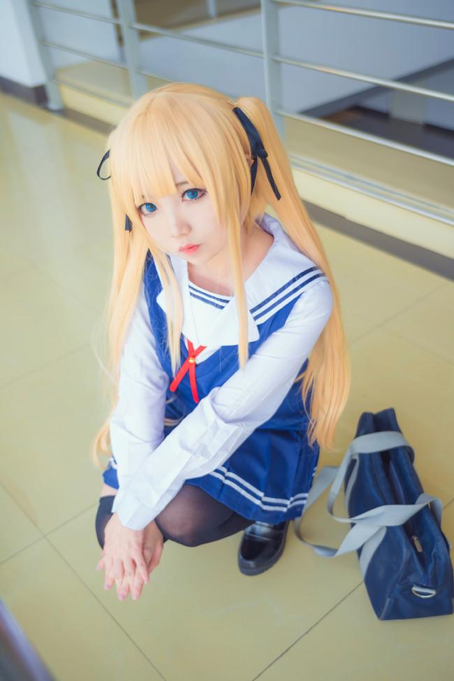 COS正片/路人女主的养成方法，傲娇金发双马尾英梨梨！