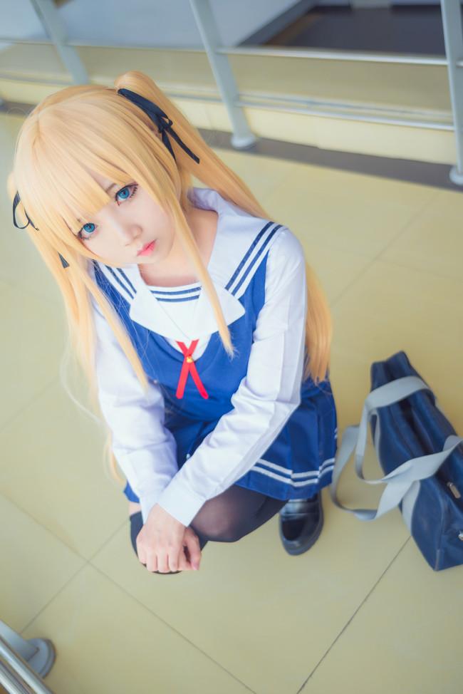 COS正片/路人女主的养成方法，傲娇金发双马尾英梨梨！