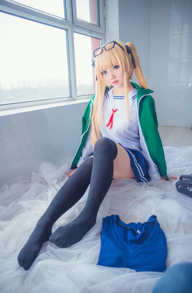 COS正片/路人女主的养成方法，傲娇金发双马尾英梨梨！