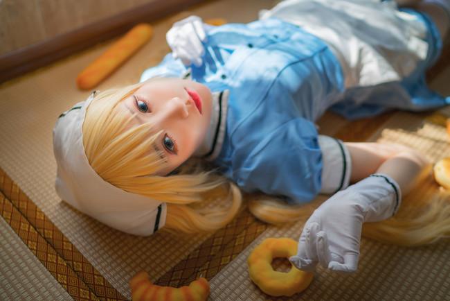 COS正片/调教咖啡厅 白丝女仆，请问主人要点些什么吗？