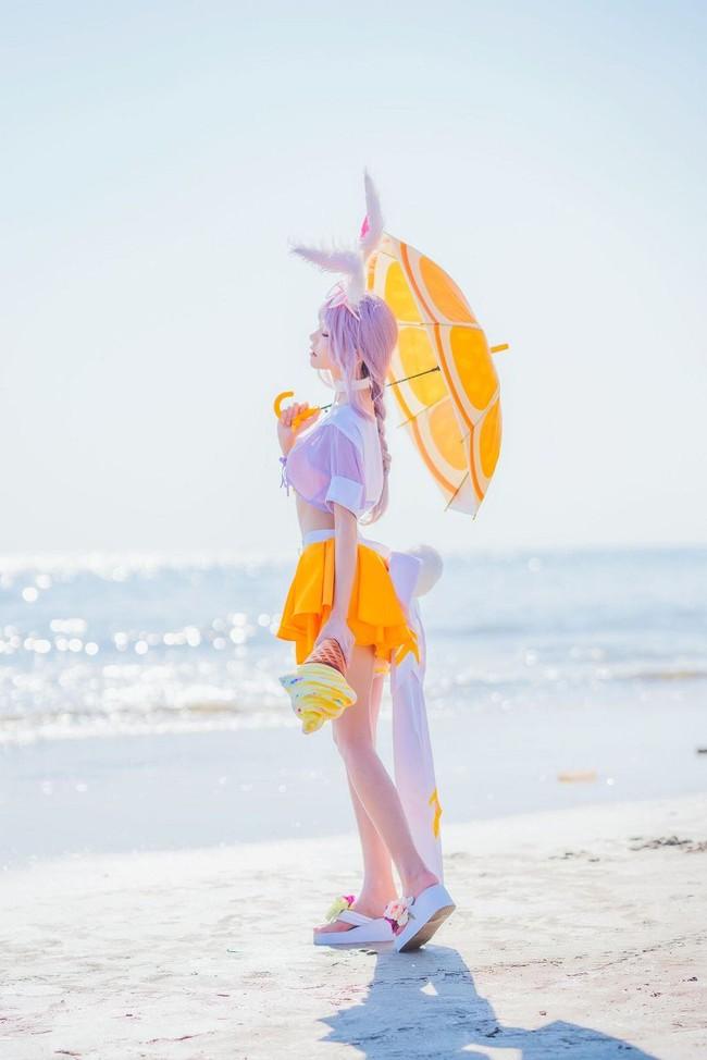 COS正片/王者荣耀 公孙离蜜橘之夏！