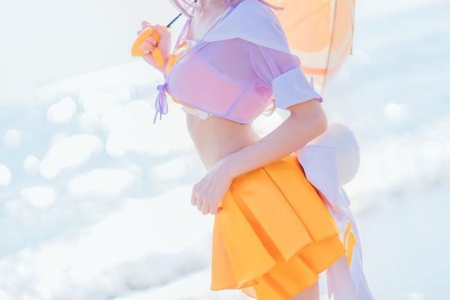 COS正片/王者荣耀 公孙离蜜橘之夏！