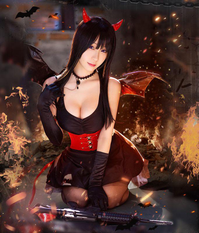 COS正片/伊织萌COS精灵娘 戴上精灵的耳朵又可爱又性感！